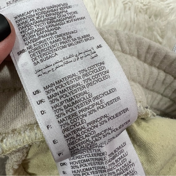 adidas Women's Studio Lounge Fleece Pants Medium - Picture 10 of 14